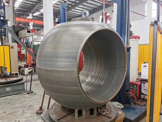 laser welding overlay Cladding process Pipe Flange Chemical industry equipment