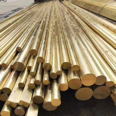 H59  H62 Solid Brass Bars National Standard Industrial Golden Surface Brass Round Rod