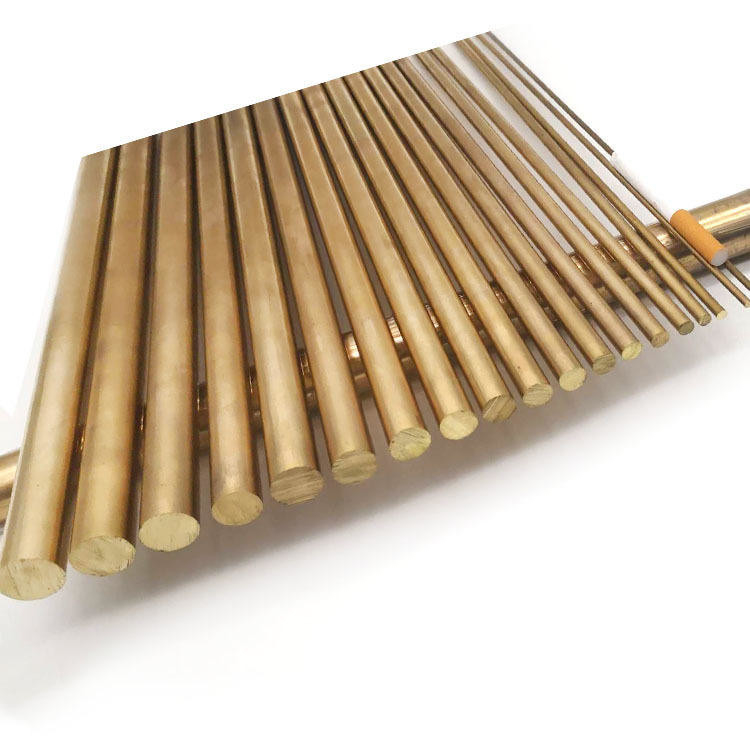 Extrusion Round Brass Rod Bar Brass Rod Bar ASTM CuZn30 CZ106 H70 Cu-Zn Alloy C2600 C2800